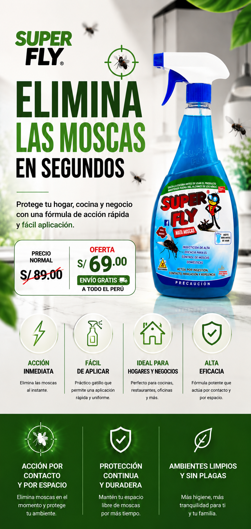 SUPER FLY Mata Mosca de 500 ml