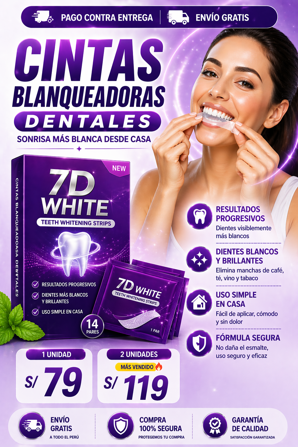 Cintas Blanqueadoras Dentales – Sonrisa Más Blanca desde Casa
