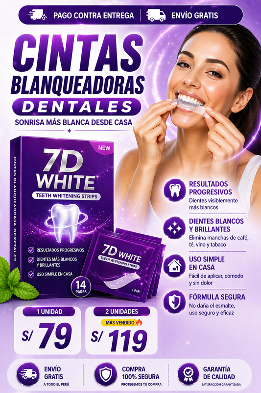 Cintas Blanqueadoras Dentales – Sonrisa Más Blanca desde Casa