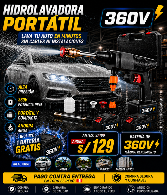 HIDROLAVADORA PORTATIL