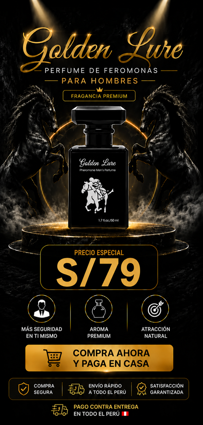 GOLDEN LURE - PERFUME CON FEROMONAS PARA HOMBRES
