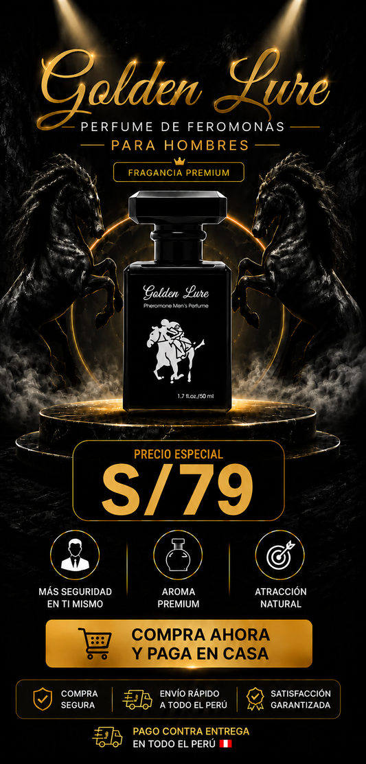 GOLDEN LURE - PERFUME CON FEROMONAS PARA HOMBRES