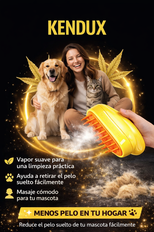 CEPILLO DE VAPOR PARA MASCOTAS