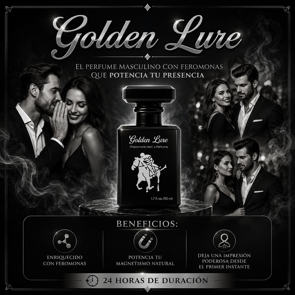 GOLDEN LURE - PERFUME CON FEROMONAS PARA HOMBRES