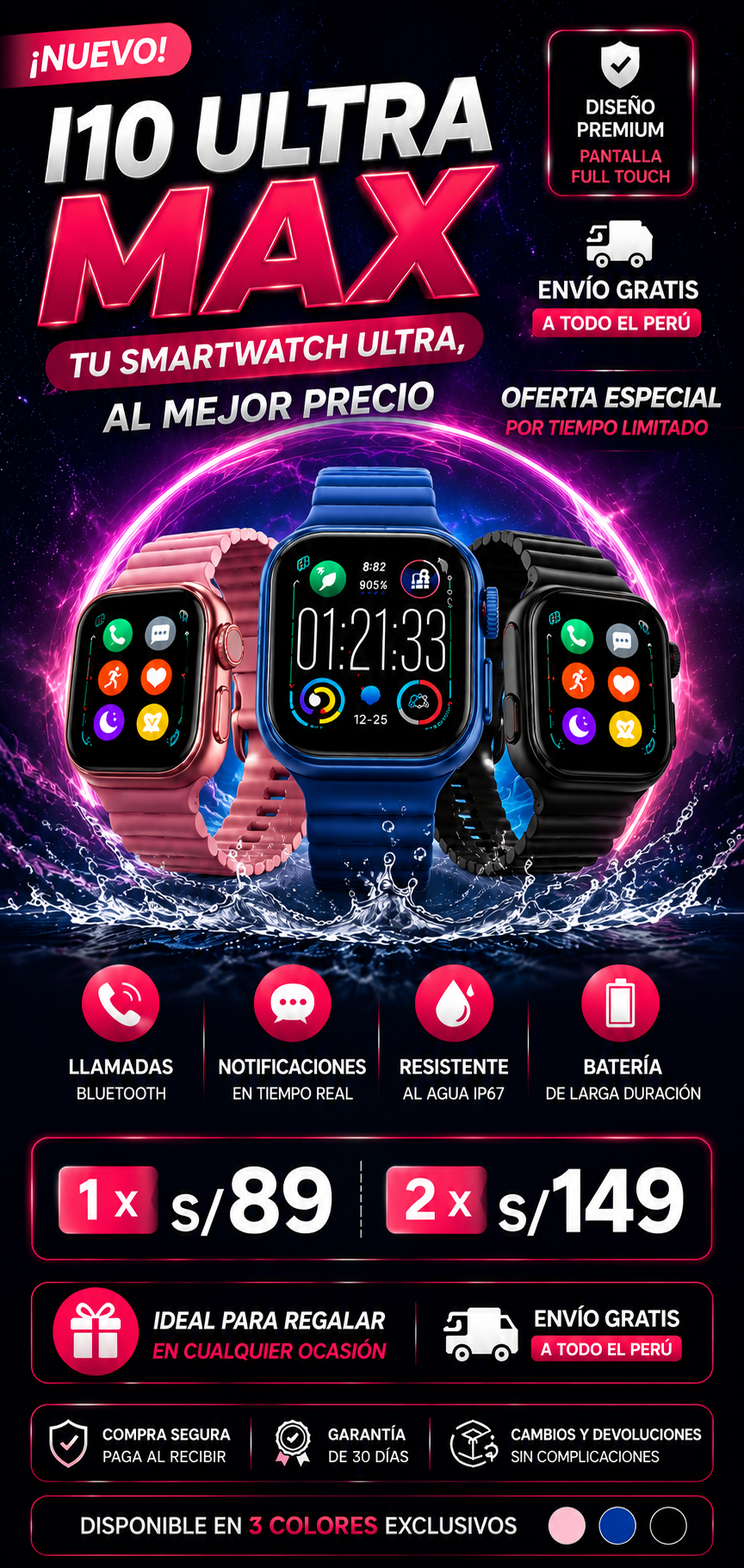SMARTWATCH I10 ULTRA MAX